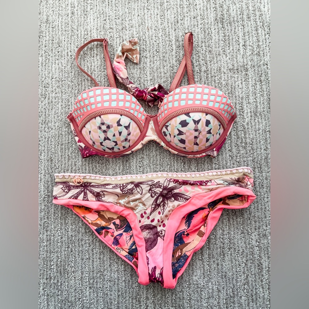 Colorful Geometric Bikini Set by Maaji small